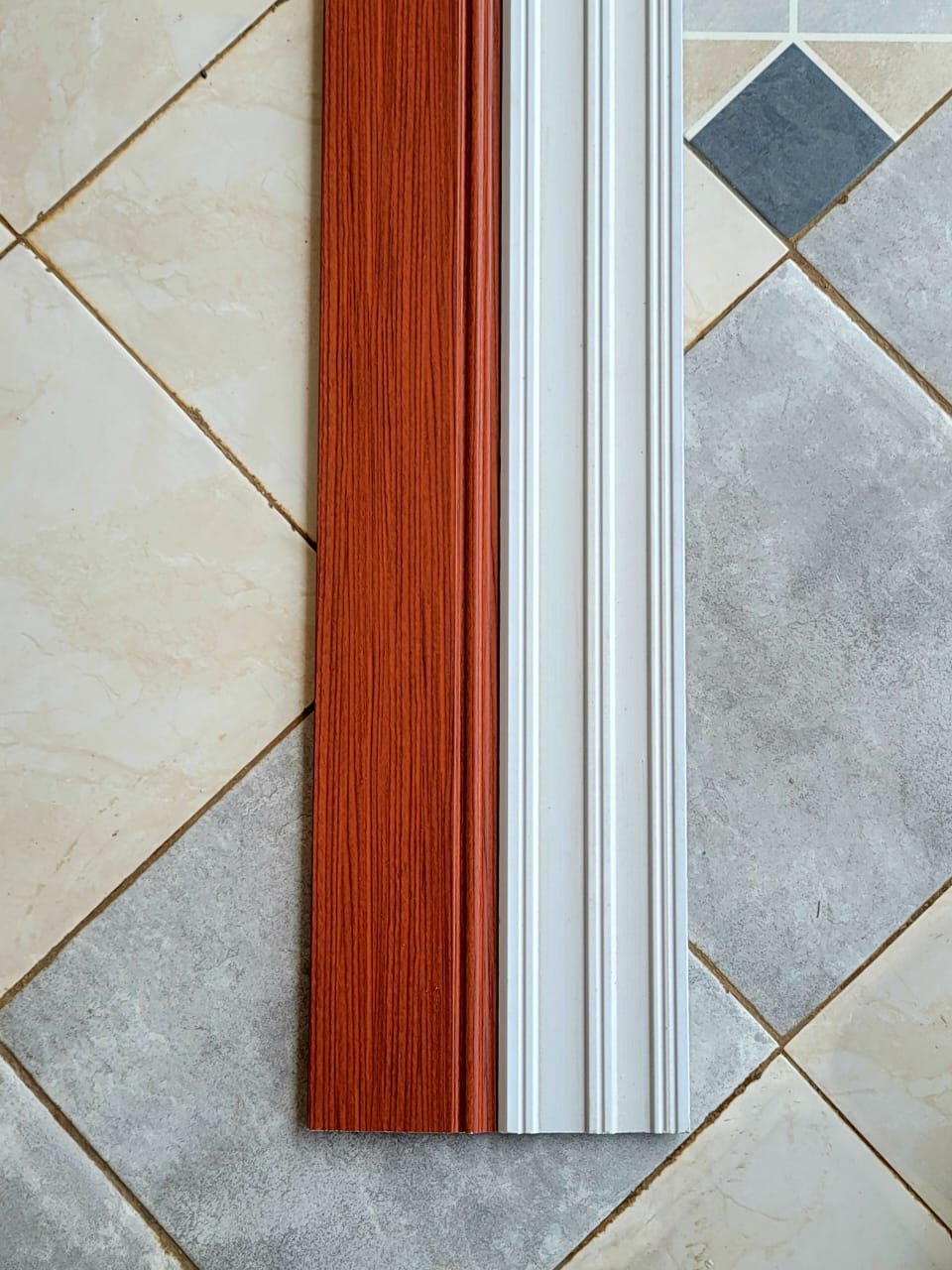 Mahogany floor skirtings