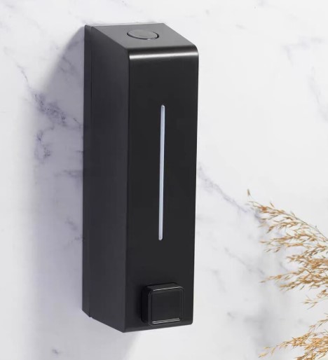 Black soap dispenser