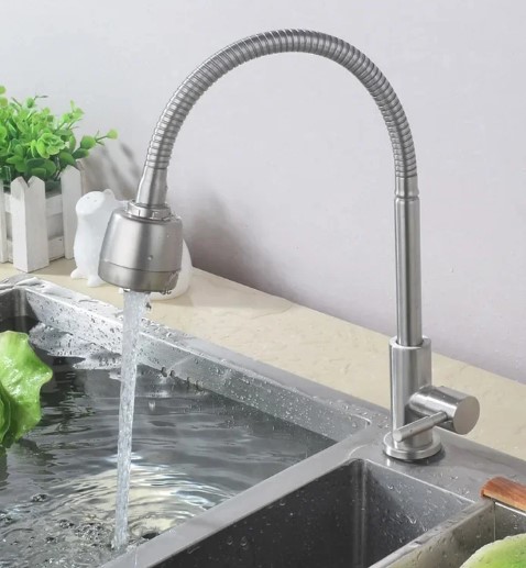ingle-cold flexible kitchen sink faucet
