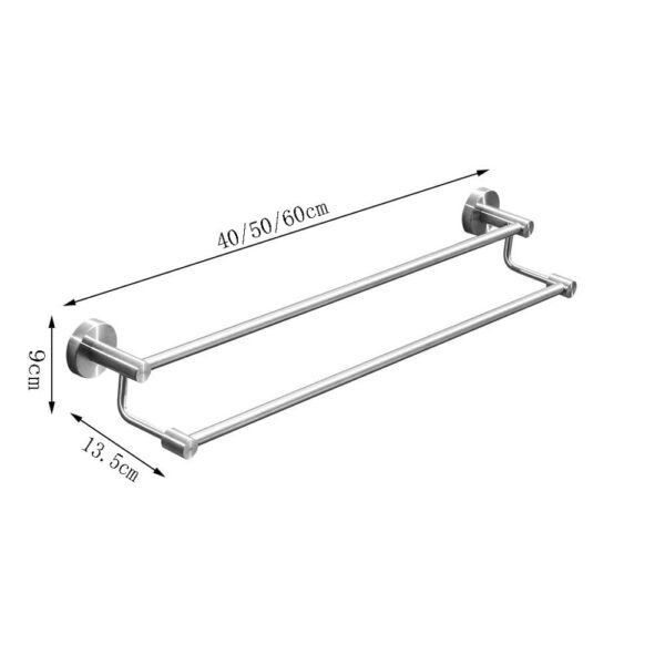 DOUBLE RAIL TOWEL HOLDER - Image 2